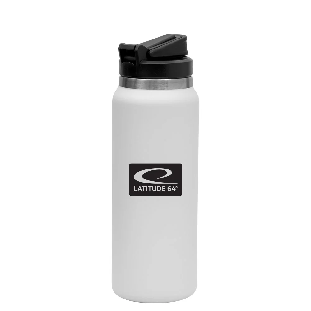 32oz Stainless Steel Water Bottle w/ Straw - Image 4